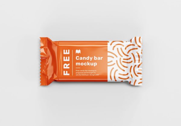 Professional Candy Branding Mockup PSD