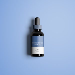 Professional Dropper Mockup PSD