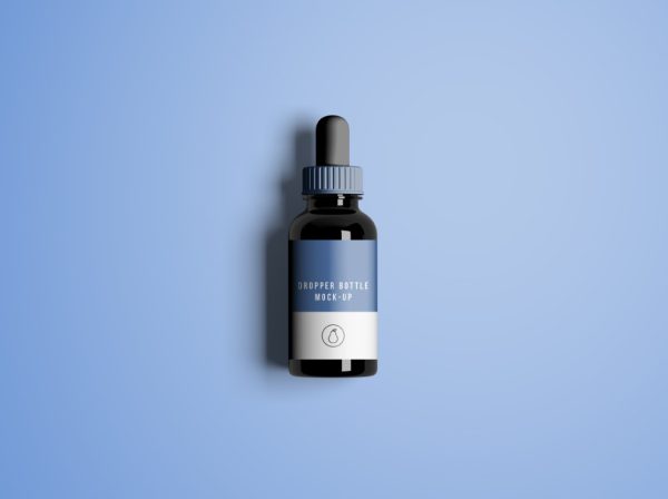 Professional Dropper Mockup PSD