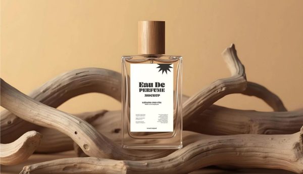 Realistic Perfume Bottle Mockup