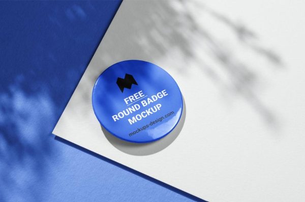 Realistic Round Pin Badge Mockup (1)