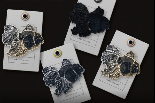 Set of Pin Mockups
