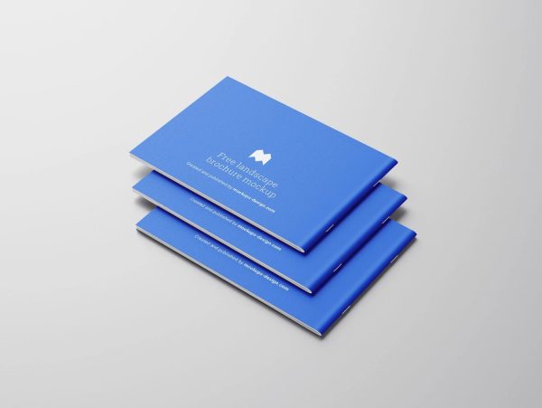 Side View Brochure Mockup