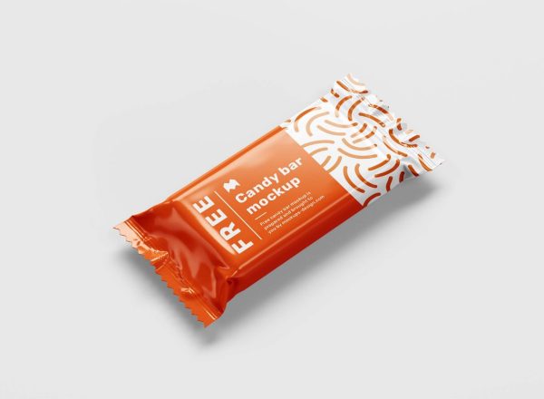 Side View Candy Bar Mockup