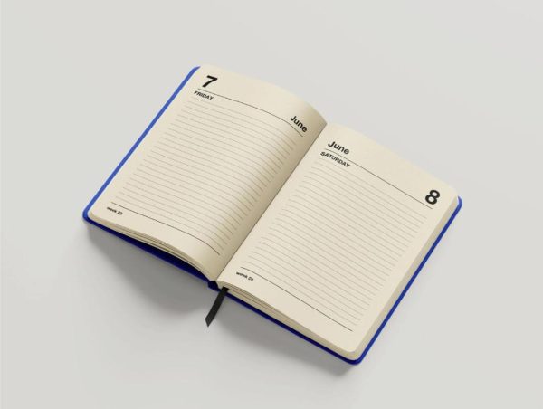 Thick Notebook Cover Mockup PSD - Image 2