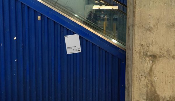 Simple A4 Urban Poster Mockup PSD in Parking Area - Image 2