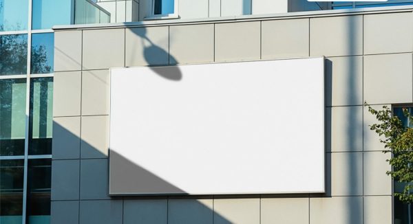 Simple Billboard Ad Mockup