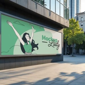Simple Billboard Advert Mockup