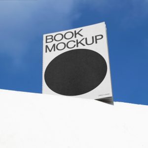 Simple Book Cover Mockup PSD