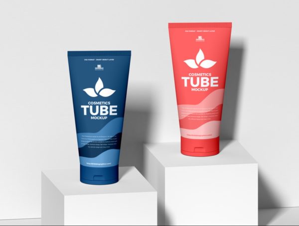 Simple Tube Mockup PSD