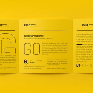 Single Brochure Mockups Download
