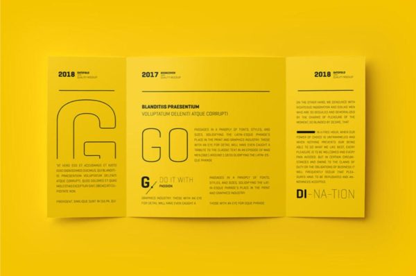 Single Brochure Mockups Download