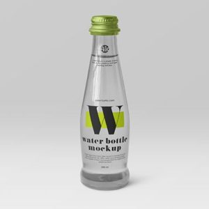 Small Glass Bottle Branding Mockup