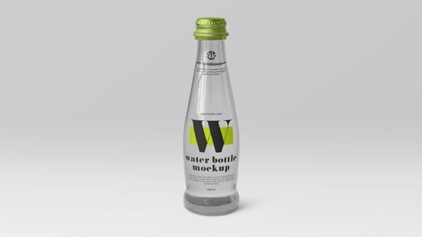 Small Glass Bottle Branding Mockup