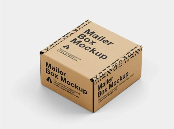 Small Mailer Box Mockup
