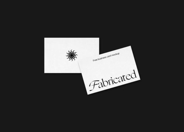 Stack of Business Card Mockup