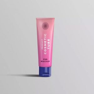 Standing Style Tube Mockup