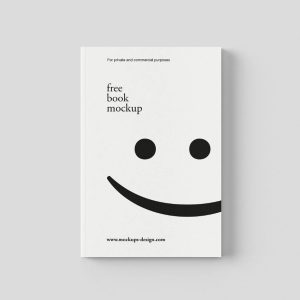 Straight View Book Mockup