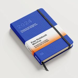 Thick Notebook Cover Mockup