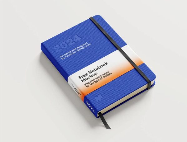 Thick Notebook Cover Mockup