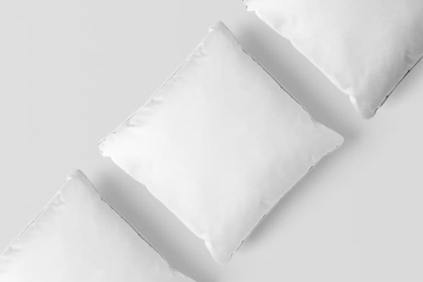Three Blank Pillow Mockups Set