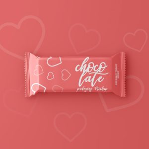 Top View Chocolate Packaging Mockup