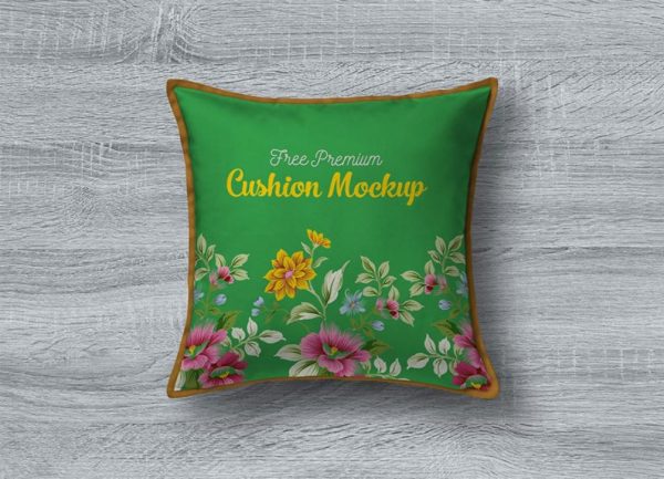 Top View Cushion Mockup
