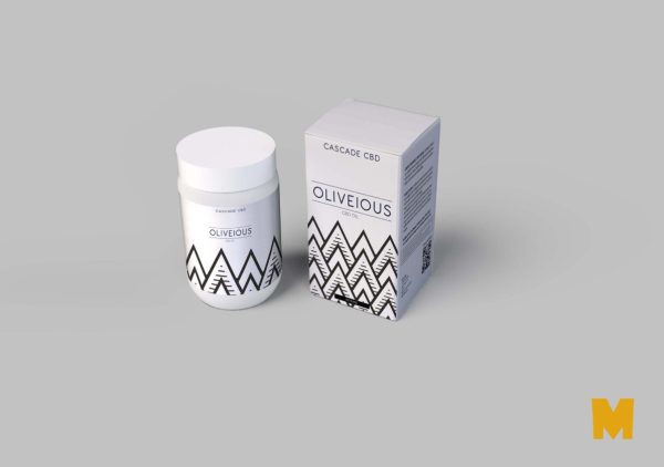 Top View Pills Branding Mockup PSD