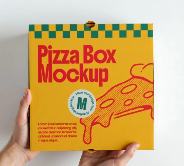 Top View Pizza Box Mockup (1)