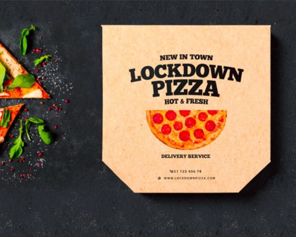 Top View Pizza Template