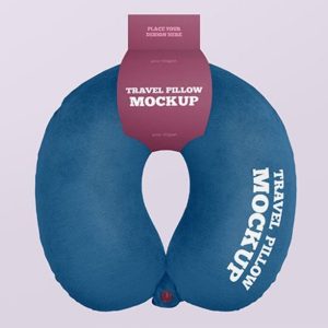 Travel Pillow Mockup Template