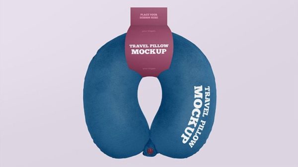 Travel Pillow Mockup Template