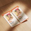 Two DL Flyer Mockup PSD
