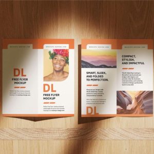 Two DL Flyer PSD