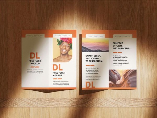 Two DL Flyer PSD