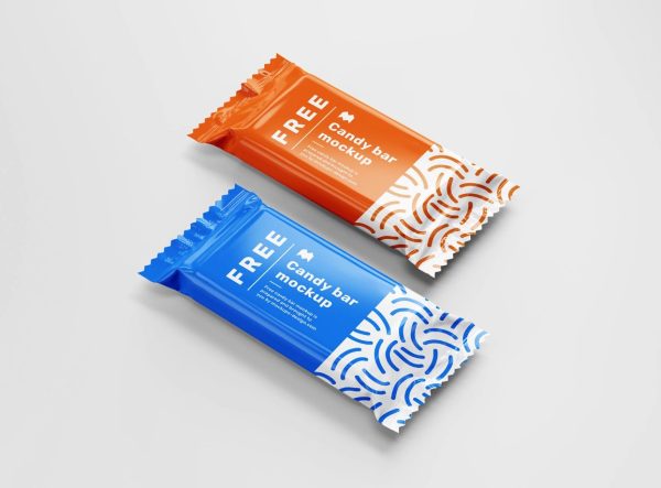 Two Unique Candy Bar Mockups
