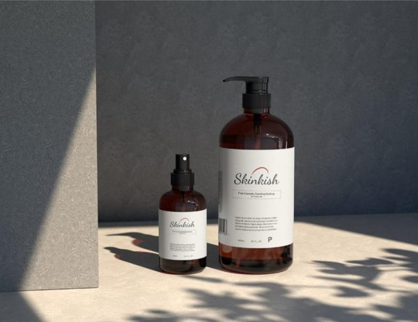 Unique Cosmetics Branding Mockup