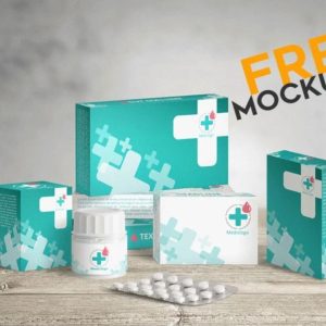 Unique Medical Packaging Mockups