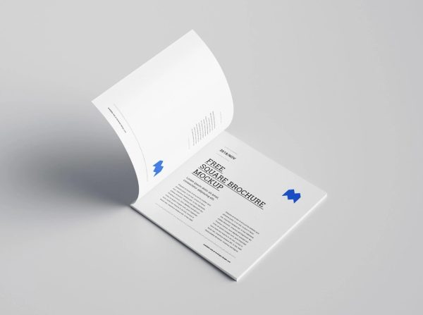 Unique Style Brochure Mockup