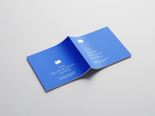 Upside Down Brochure Mockup