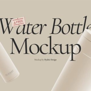 Water Tumbler Mockup PSD