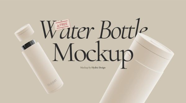 Water Tumbler Mockup PSD