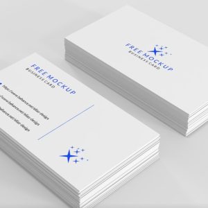 White Business Card Mockups