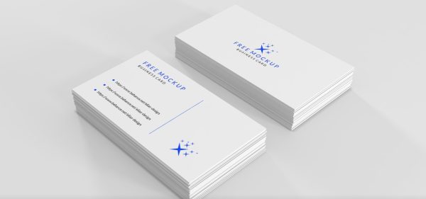 White Business Card Mockups