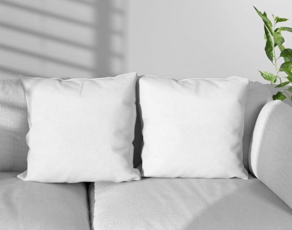 White Pillow Mockup PSD Download