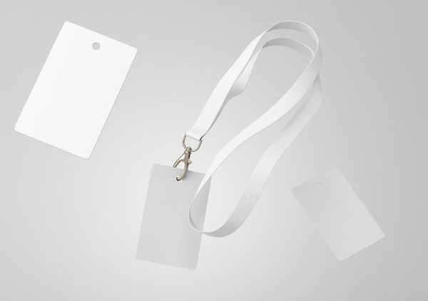 Blank ID card Branding Mockup