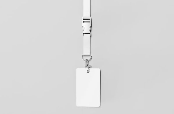 Blank Lanyard Id card Mockup