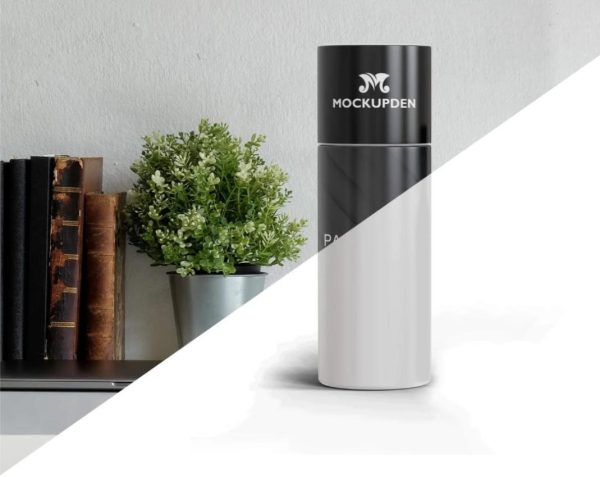 Editable Tube Mockup PSD