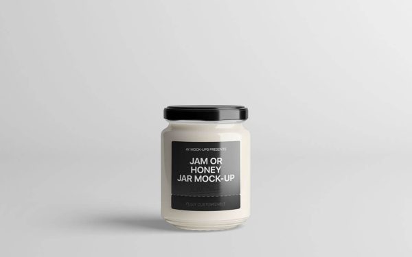 Food Jar Branding Mockup