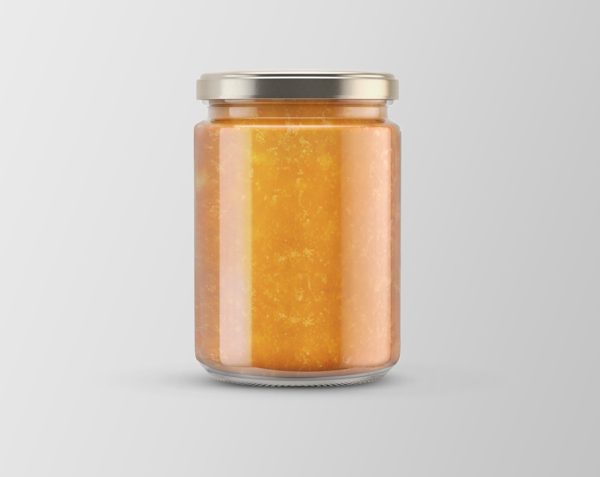 High Quality Jar Branding Mockup